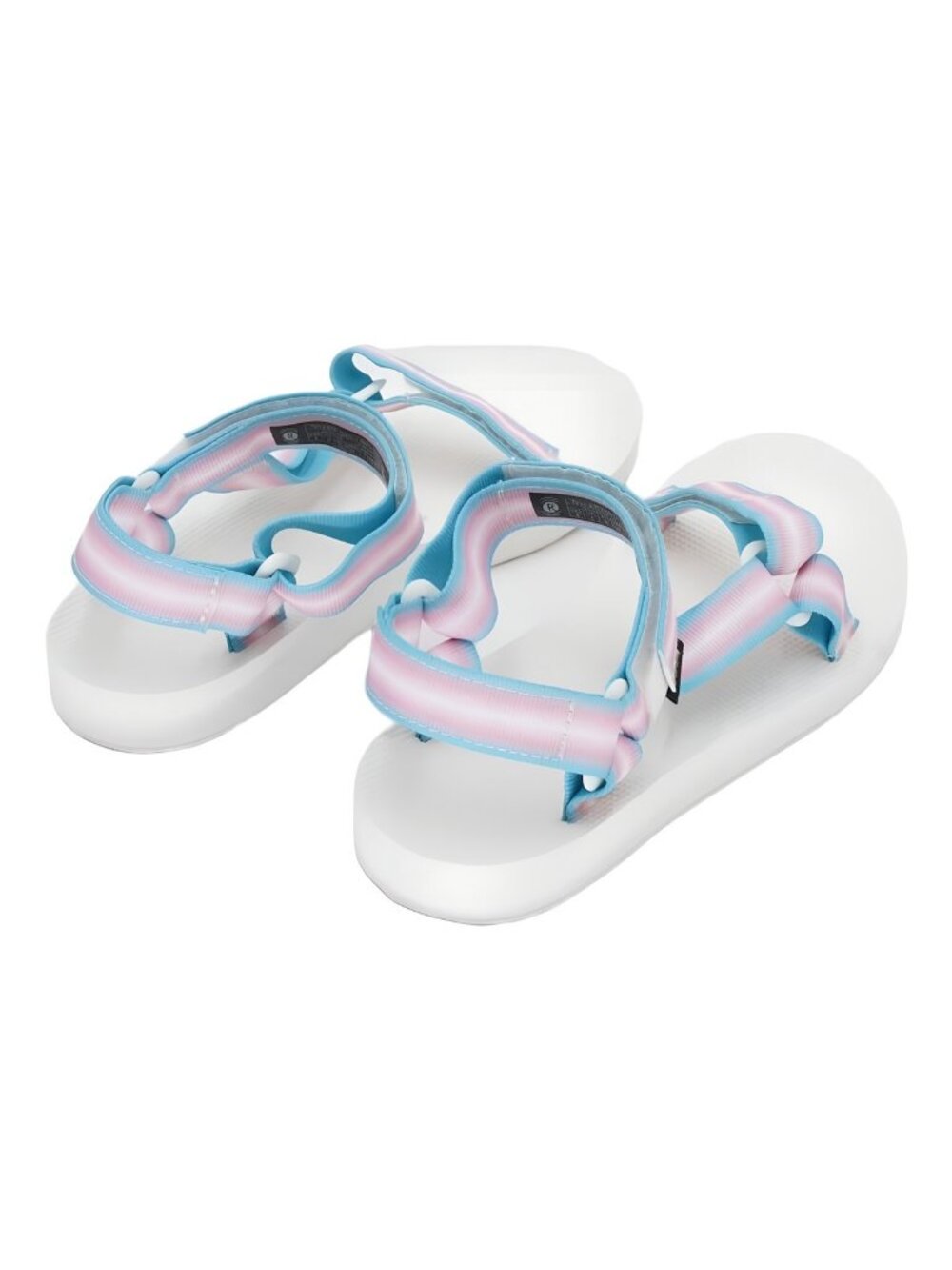 Teva Original Universal Gradiate Pastel Blue Pink White Sandal Sz 8M - Picture 3 of 6